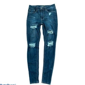 Rue 21 dark wash ripped jeans